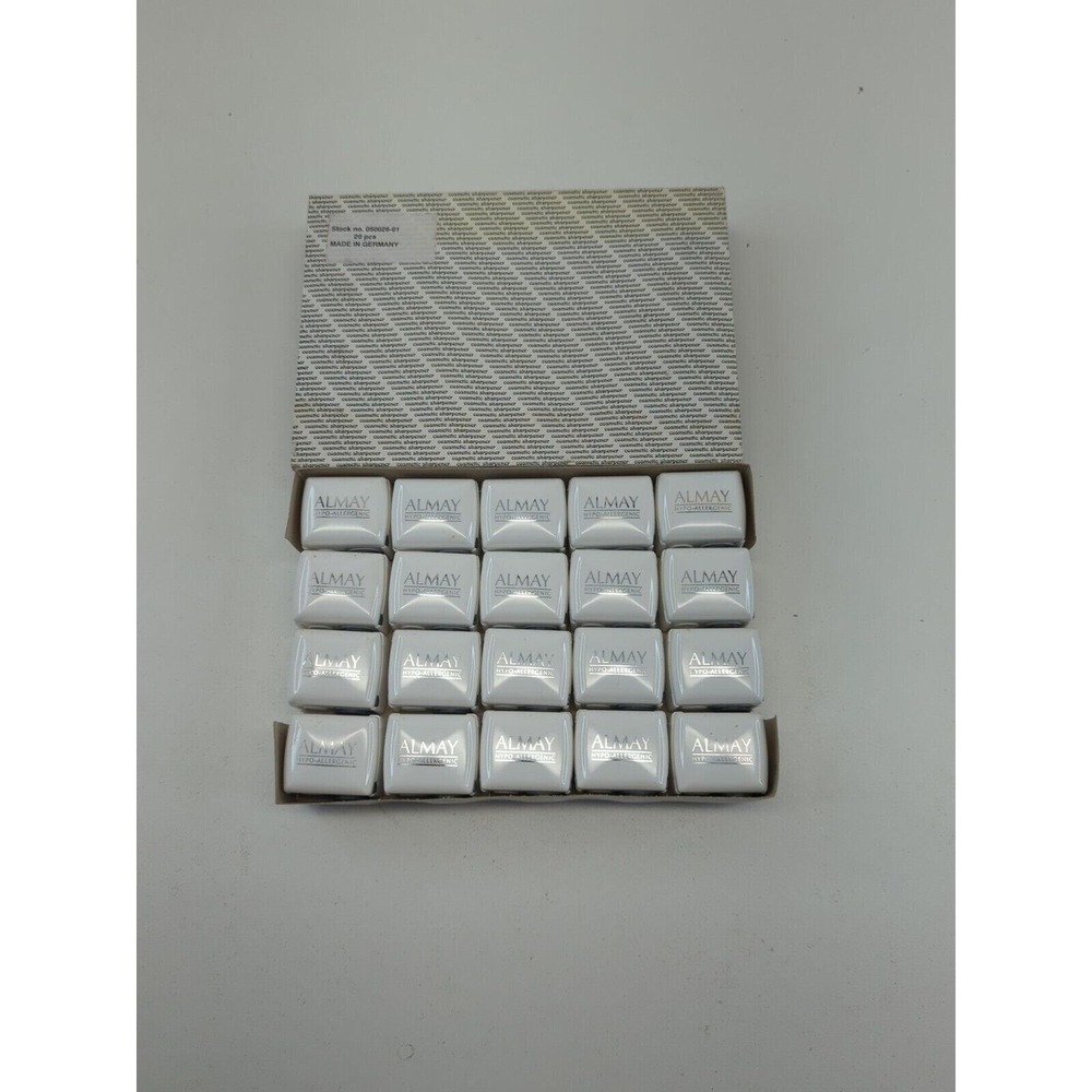 20 Pack Almay White Sharpener Eyeliner, Lipliner Crayon and‎ Pencil Sharpener